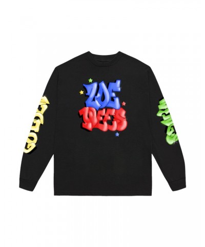 Zoe Wees Zoe Doll Longsleeve - Black $5.84 Shirts