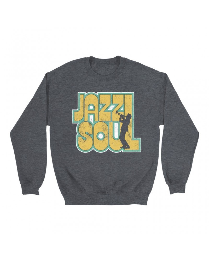 Music Life Sweatshirt | Jazz Soul Sweatshirt $17.80 Sweatshirts