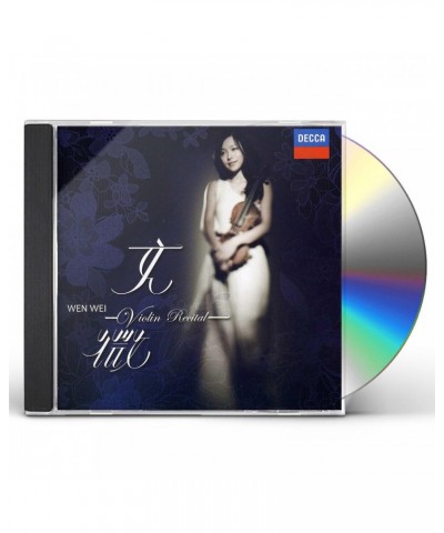 Wen Wei VIOLIN RECITAL CD $4.59 CD