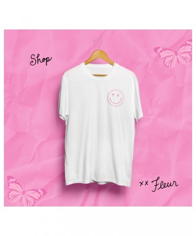 Fleurie SMILEY WHITE TEE $5.58 Shirts