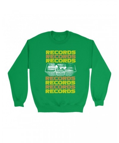 Music Life Colorful Sweatshirt | Milk Crate Digger Sweatshirt $7.17 Sweatshirts