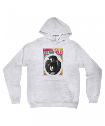 Sonny & Cher Hoodie | Retro Frame Caesar And Cleo Image Hoodie $6.49 Sweatshirts