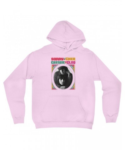 Sonny & Cher Hoodie | Retro Frame Caesar And Cleo Image Hoodie $6.49 Sweatshirts