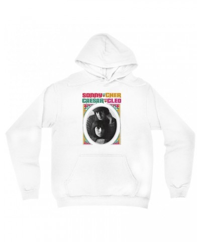 Sonny & Cher Hoodie | Retro Frame Caesar And Cleo Image Hoodie $6.49 Sweatshirts