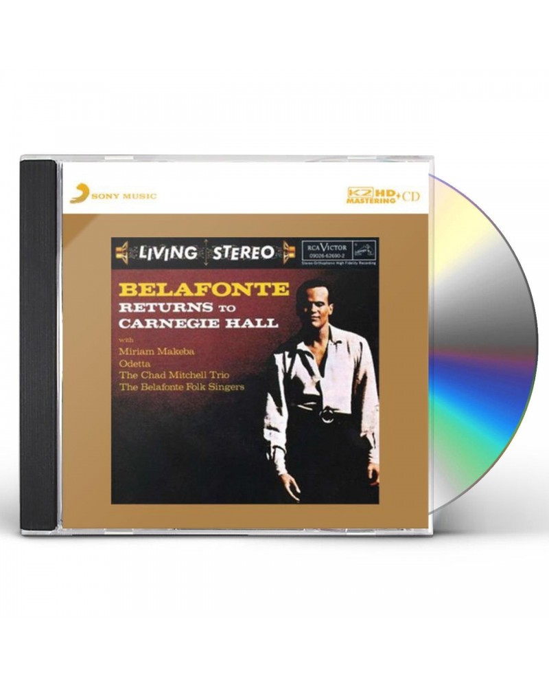 Harry Belafonte RETURNS TO CARNEGIE HALL CD $16.24 CD