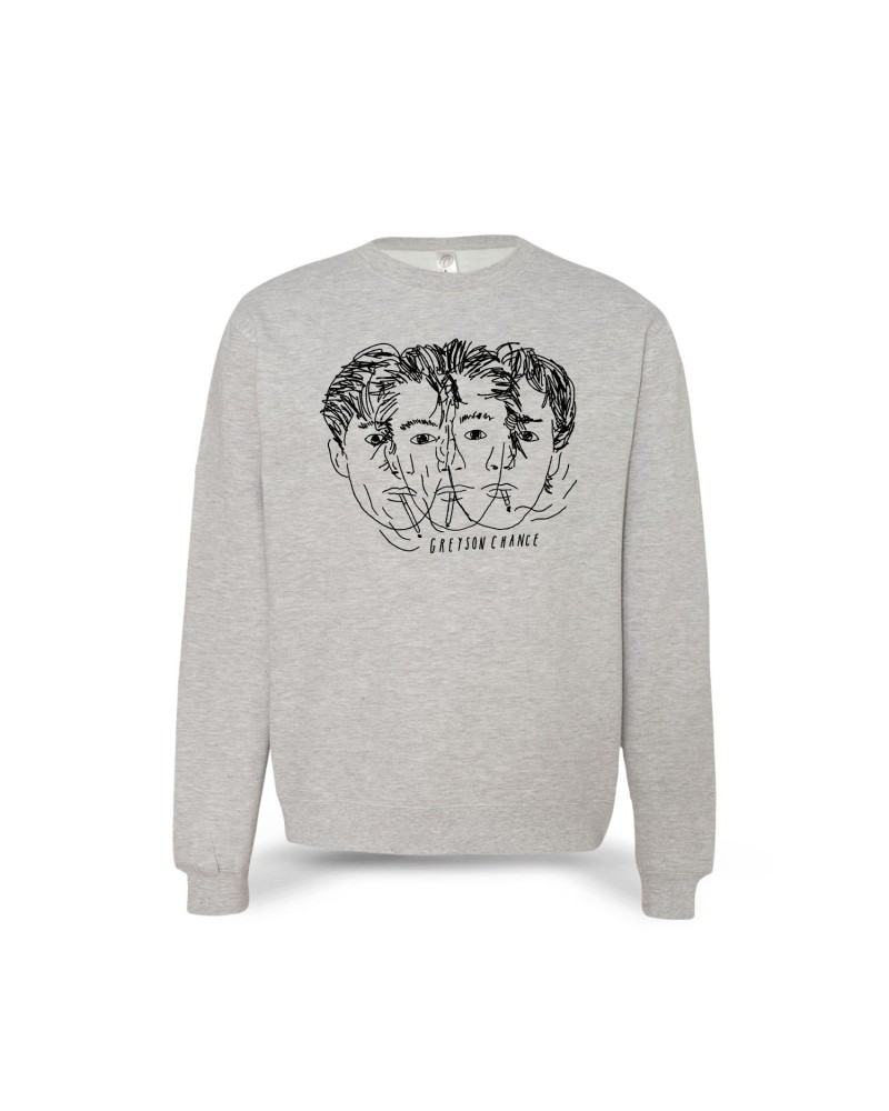 Greyson Chance Overlaying Crewneck $4.65 Sweatshirts