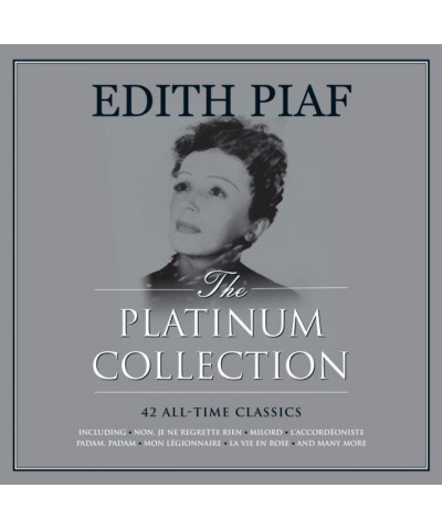 Édith Piaf Edith Piaf LP - Platinum Collection (White Vinyl) $15.43 Vinyl