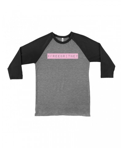 Music Life 3/4 Sleeve Baseball Tee | FreeBritney Shirt $3.50 Shirts