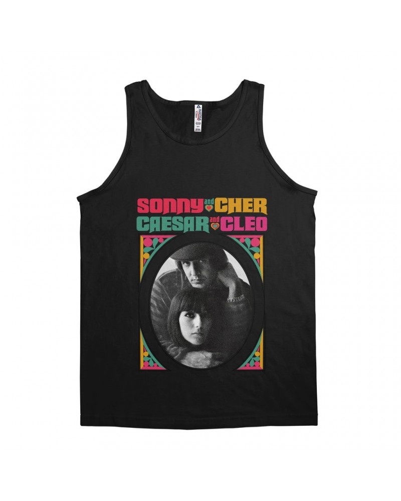 Sonny & Cher Unisex Tank Top | Retro Frame Caesar And Cleo Image Shirt $7.19 Shirts