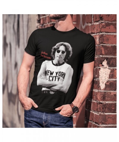 John Lennon T-Shirt | New York City Black & White Photo Shirt $10.44 Shirts