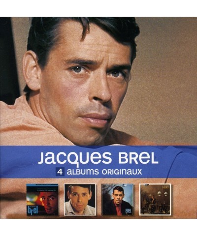 Jacques Brel 4 ORIGINAL ALBUMS CD $9.45 CD