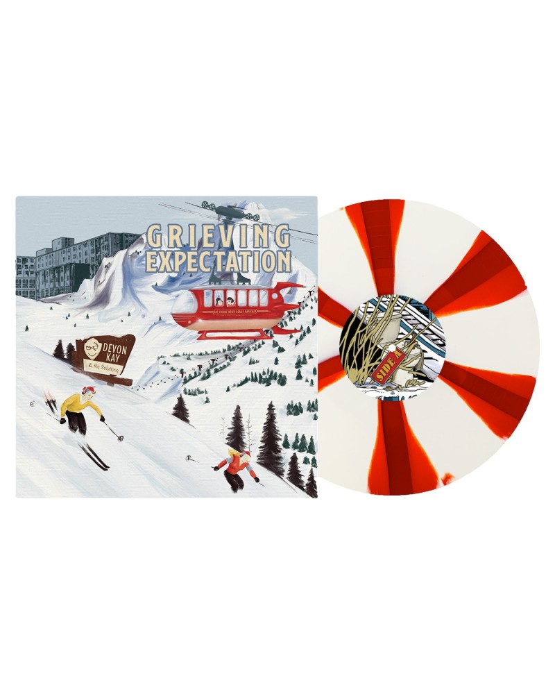 Devon Kay & The Solutions Grieving Expectation 12" Vinyl (Blood Red and White Pinwheel) $6.00 Vinyl