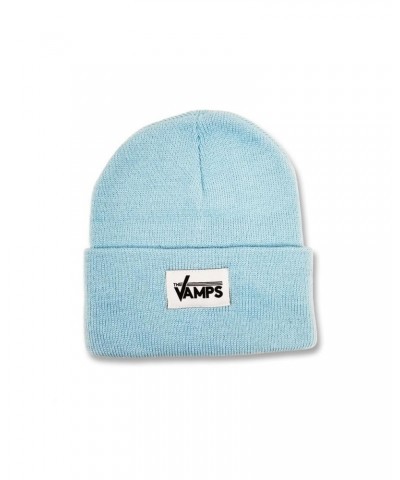 The Vamps Baby Blue Woven Label Beanie $9.79 Hats