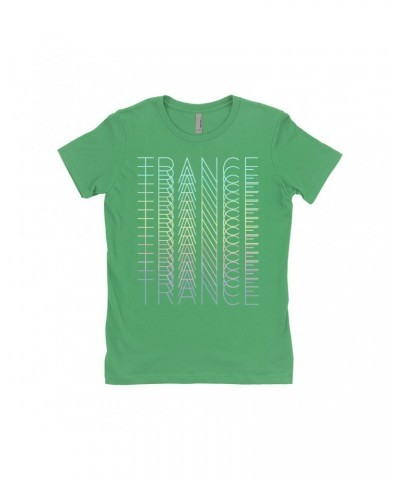 Music Life Ladies' Boyfriend T-Shirt | In Trance Shirt $8.31 Shirts