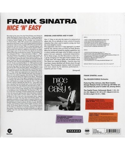 Frank Sinatra LP - Nice 'N' Easy (180g) (Vinyl) $8.63 Vinyl