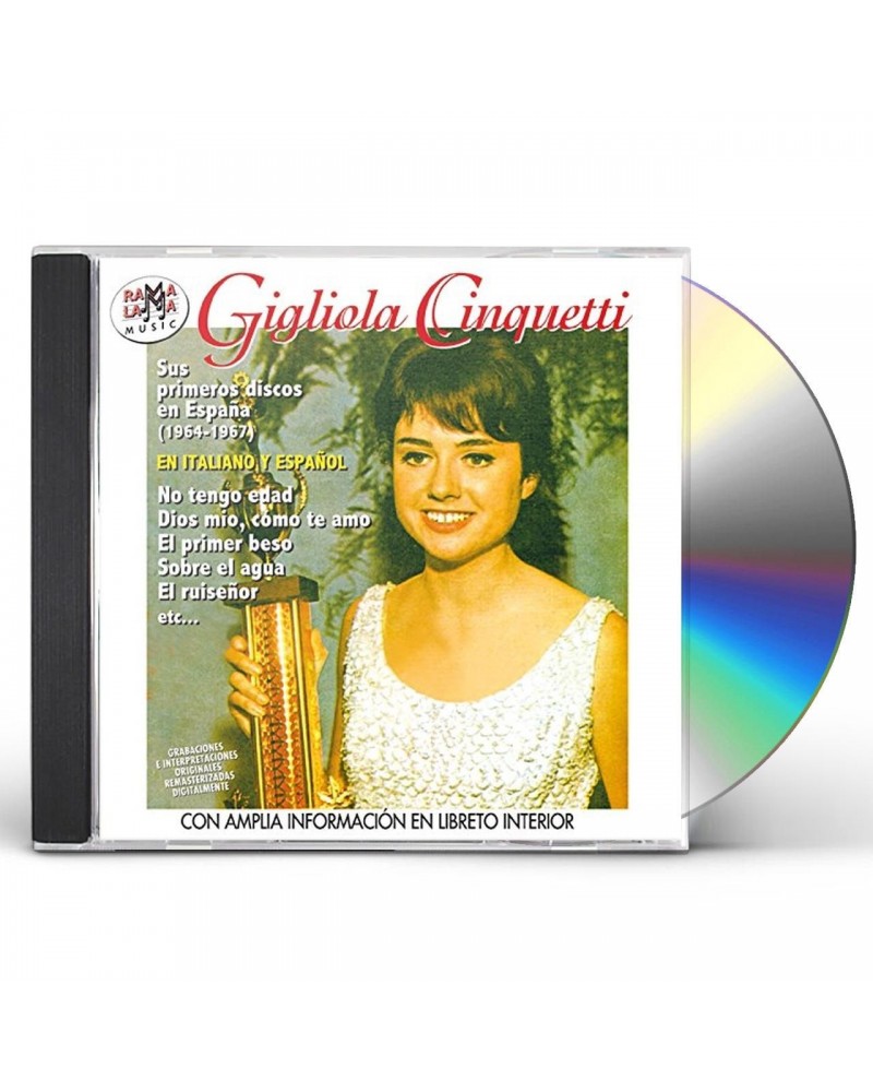 Gigliola Cinquetti SUS PRIMEROS DISCOS EN ESPANA (1964-1967) CD $16.40 CD