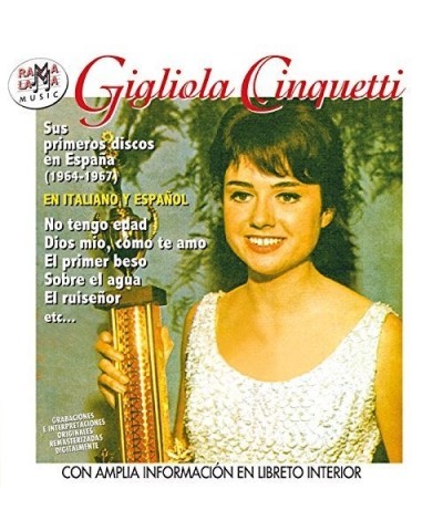 Gigliola Cinquetti SUS PRIMEROS DISCOS EN ESPANA (1964-1967) CD $16.40 CD