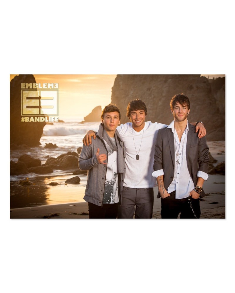 Emblem3 Beach Photo Tour Poster $7.05 Decor