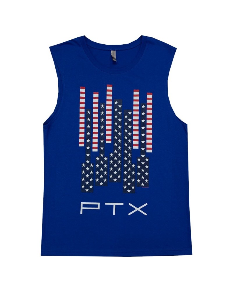 Pentatonix Flag Keys Blue Tank $5.94 Shirts