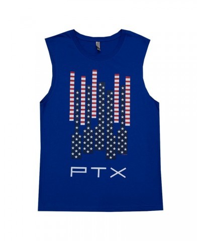 Pentatonix Flag Keys Blue Tank $5.94 Shirts