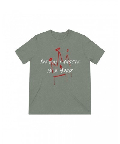 Phenix Red Unisex Triblend "Hustle is a Mood" Tee $5.31 Shirts