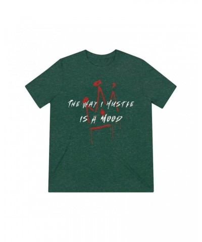 Phenix Red Unisex Triblend "Hustle is a Mood" Tee $5.31 Shirts