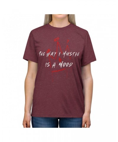 Phenix Red Unisex Triblend "Hustle is a Mood" Tee $5.31 Shirts