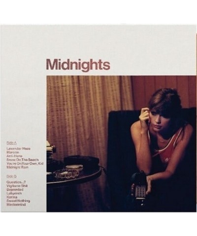 Taylor Swift Midnights [Blood Moon Edition] Vinyl Record $24.48 Vinyl