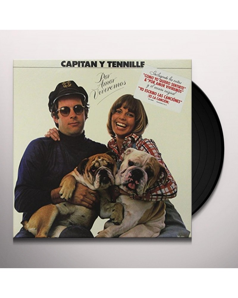 Captain & Tennille POR AMOR VIVIREMOS Vinyl Record $24.76 Vinyl