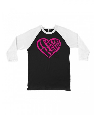 Sonny & Cher 3/4 Sleeve Baseball Tee | I Got You Babe Heart And Logo Shirt $8.90 Shirts