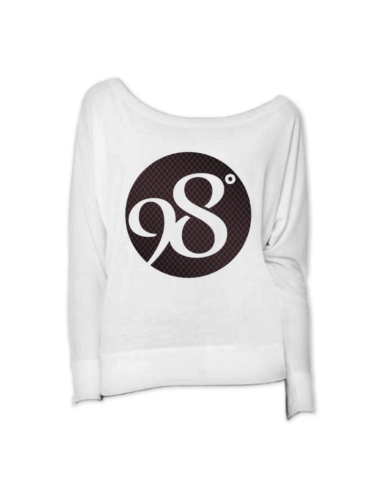 98 Degrees Weave Logo Ladies Long Sleeve Scoop Neck $7.28 Shirts