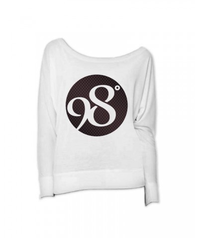 98 Degrees Weave Logo Ladies Long Sleeve Scoop Neck $7.28 Shirts