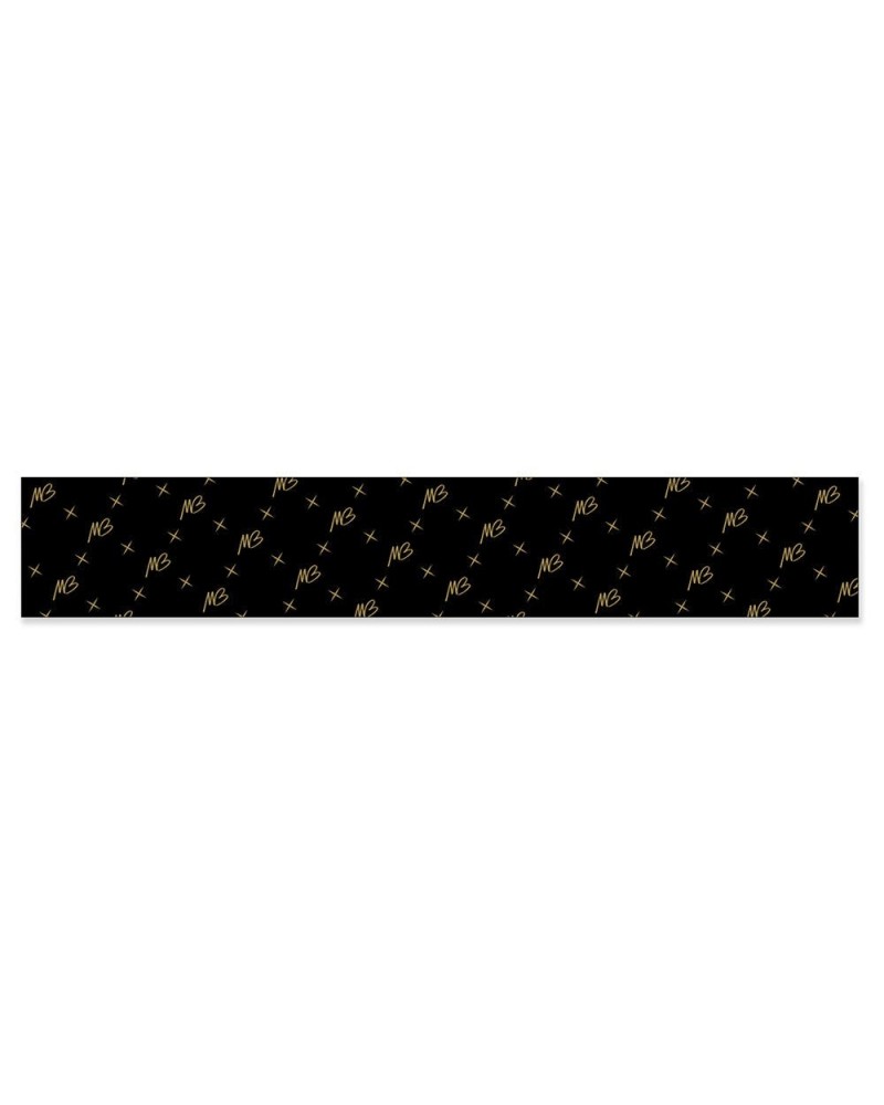 Michael Bublé Initials Black and Gold Woven Scarf $31.72 Clothes