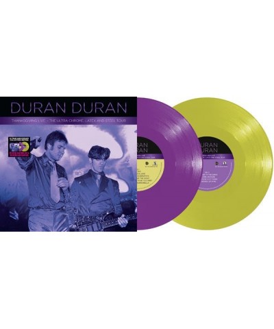 Duran Duran LP - The Ultra Chrome Latex & Steel Tour (Yellow/Purple Vinyl) $6.65 Vinyl