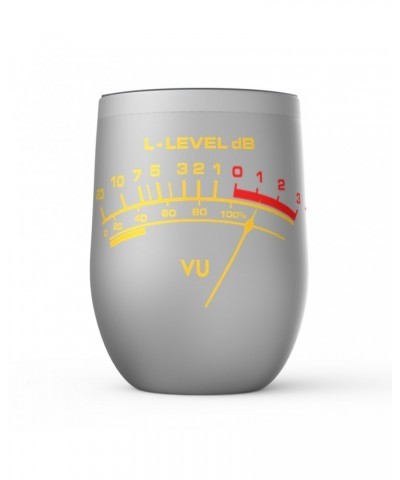 Music Life Wine Tumbler | VU Audio Meter Stemless Wine Tumbler $9.79 Drinkware