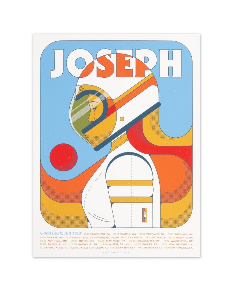 JOSEPH Good Luck Kid 2019 Tour Poster $6.29 Decor