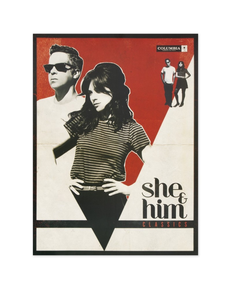 She & Him CLASSICS 18 X 24 LITHO $4.45 Decor