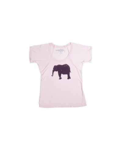 Jillette Johnson Ladies Elephant Tee - Pink $7.42 Shirts