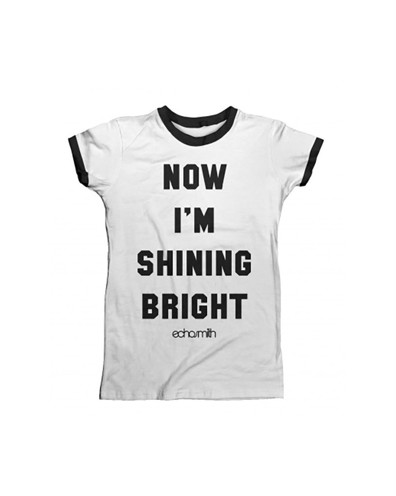 Echosmith Shining Bright Women's Ringer T-Shirt $12.25 Shirts