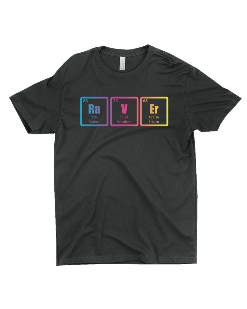 Music Life T-Shirt | Raver Periodic Table Ombre Design Shirt $7.55 Shirts