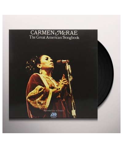 Carmen McRae GREAT AMERICAN SONGBOOK Vinyl Record $14.48 Vinyl