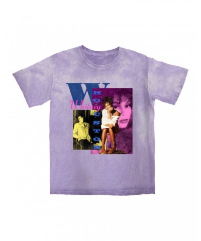 Whitney Houston T-shirt | Colorful Collage Color Blast Shirt $9.44 Shirts