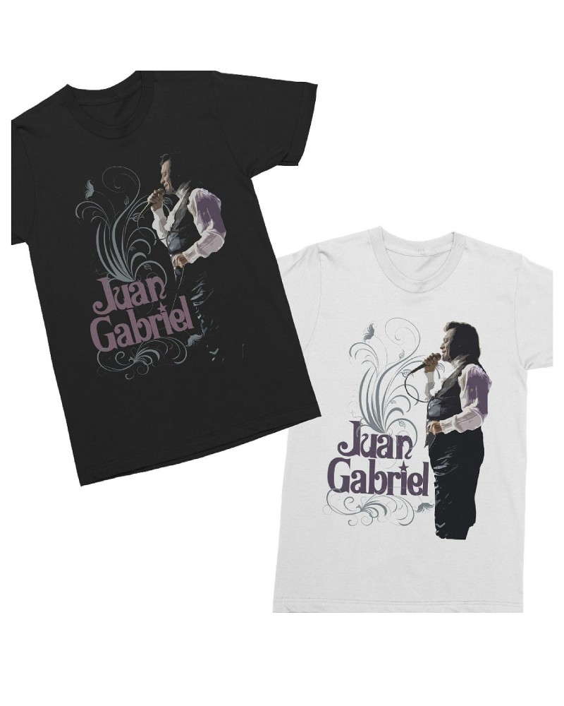 Juan Gabriel Live Flourish Black T-shirt $8.00 Shirts