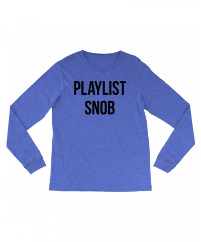 Music Life Heather Long Sleeve Shirt | Playlist Snob Shirt $4.51 Shirts