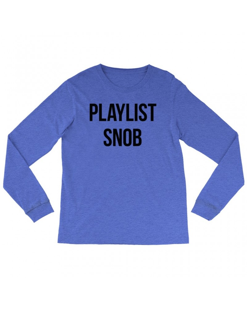 Music Life Heather Long Sleeve Shirt | Playlist Snob Shirt $4.51 Shirts