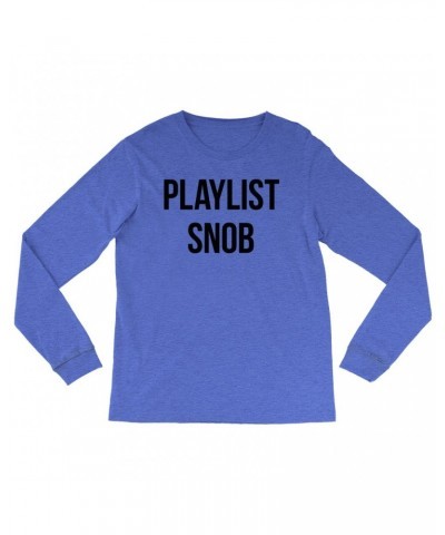 Music Life Heather Long Sleeve Shirt | Playlist Snob Shirt $4.51 Shirts