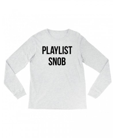 Music Life Heather Long Sleeve Shirt | Playlist Snob Shirt $4.51 Shirts