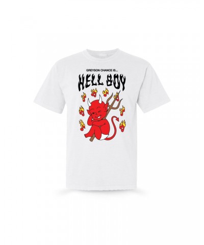 Greyson Chance Hellboy Tee - White $6.10 Shirts