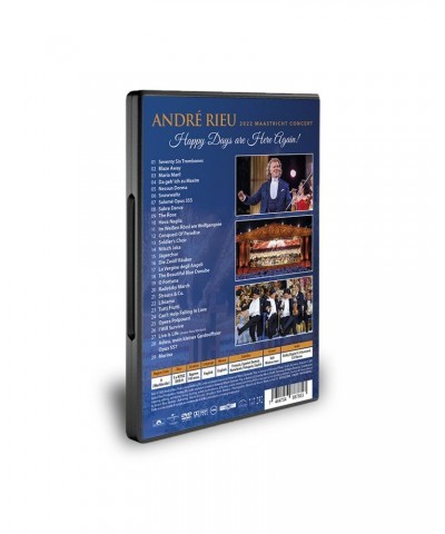 André Rieu Happy Days are Here Again DVD $9.22 Videos