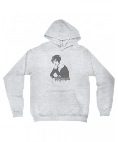 Whitney Houston Hoodie | 1990 Photo In Shadow Design Hoodie $4.72 Sweatshirts